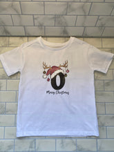 Load image into Gallery viewer, Christmas Letter Hat Tshirt