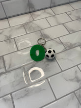 Load image into Gallery viewer, Acrylic Letter Key Rings