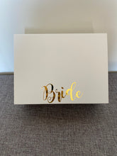 Load image into Gallery viewer, Bride Gift Box