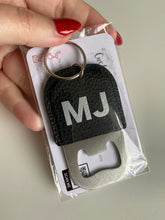 Load image into Gallery viewer, Leather Bottle Opener Key Ring