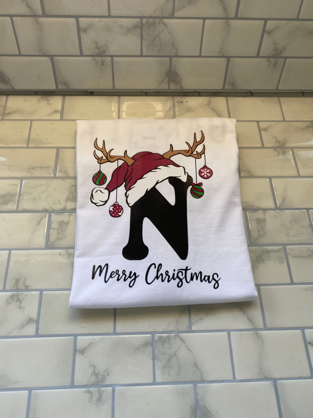 Christmas Letter Hat Tshirt