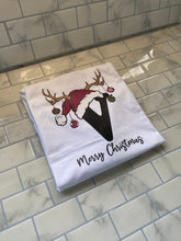 Load image into Gallery viewer, Christmas Letter Hat Tshirt
